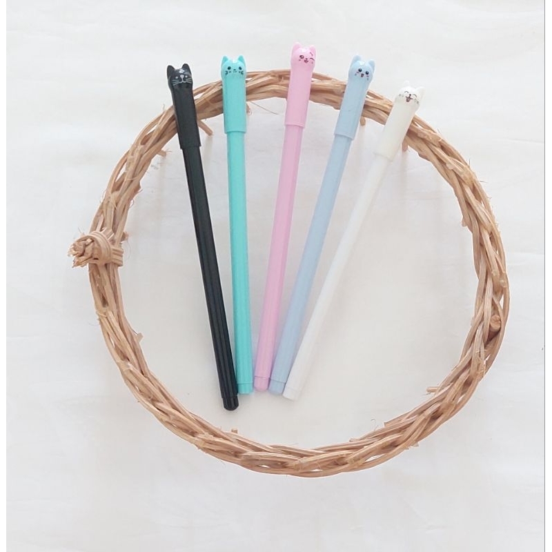

Pulpen Karakter Kucing Lucu/Pulpen Gel/Pena