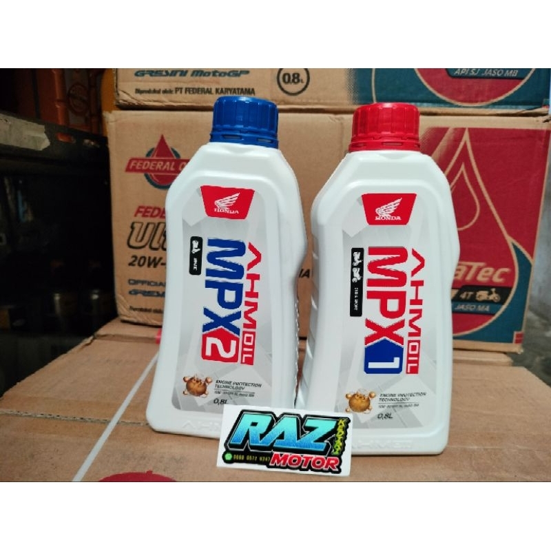Oli Mpx 1&2 untuk bebek & matic//Mpx asli nya Oli Honda