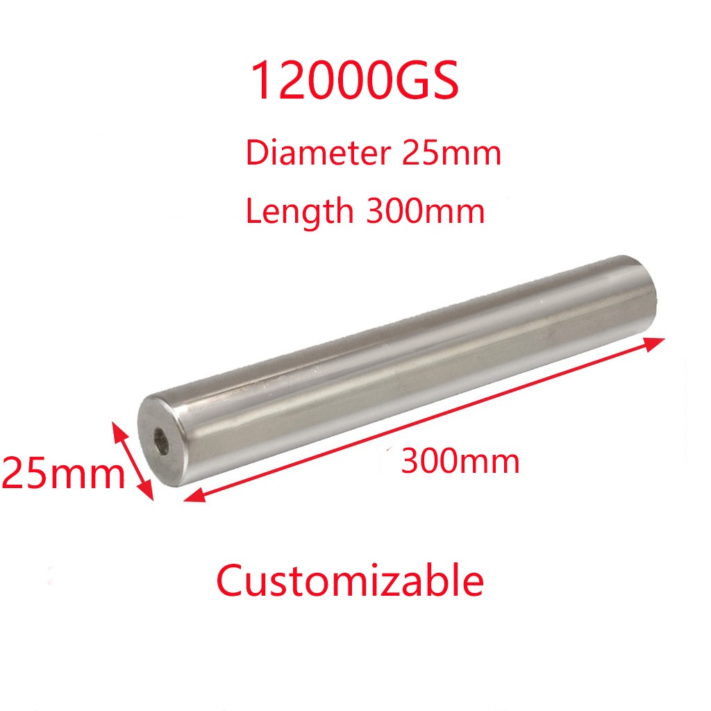 12000GS 25mm x 300mm Magnet Separator Neodymium Magnetic Rod Magnet Bar