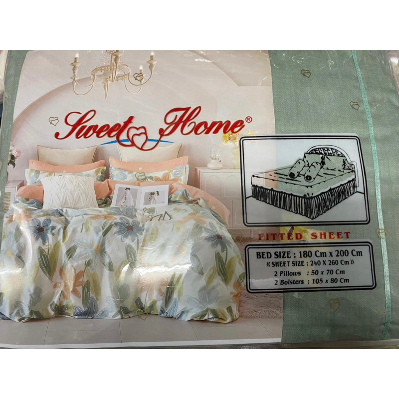 Sprei Katun Jepang Ukuran 180 x 200