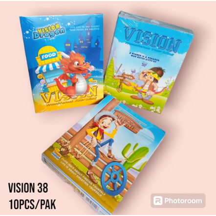 

VISION 1PACK ISI 10 BUKU - ISI 38 LEMBAR BUKU TULIS SKOLA