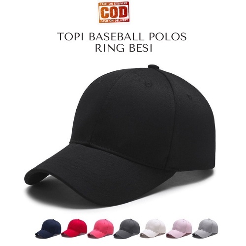 TOPI POLOS HITAM/TOPI BASBALL/TOPI KEREN/TOPI ANAK MUDA
