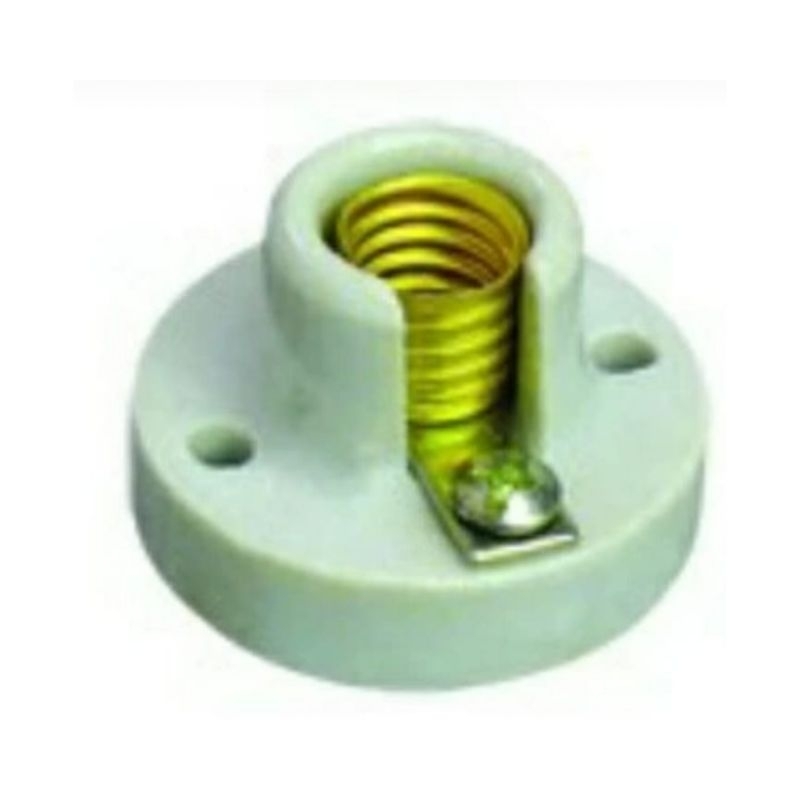 Fiting keramik E14/ E12 Fiting porselen E14/E12  1pcs Fiting lampu hias