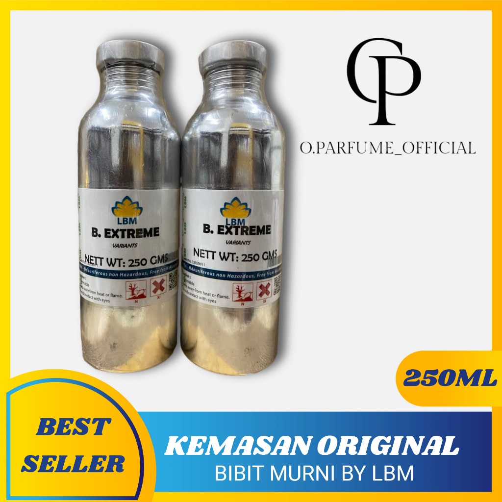 BULGARI EXTREME 250 ML SEGEL LBM FRAGRANCE - Perfume Murni Tanpa Campuran - Bibit Parfum Bulgari EXT