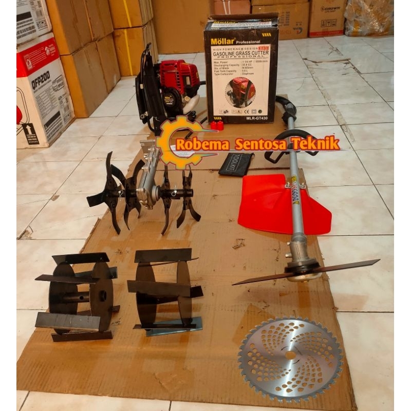 Mesin Potong Rumput 4 Tak Multifungsi Mesin Mollar GX 35 Model Honda