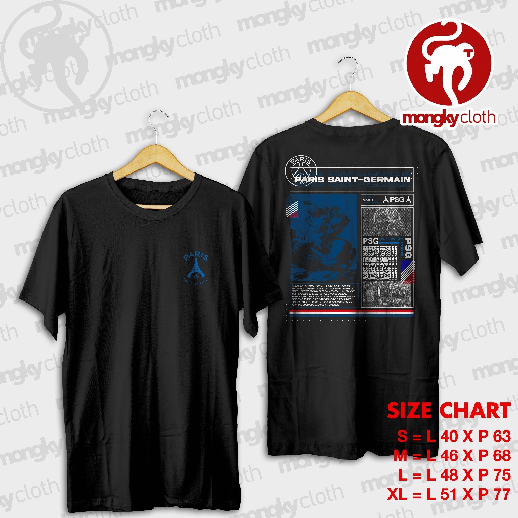 BAJU KAOS BOLA LIGUE 1 PARIS SAINT-GERMAIN PSG MBAPPE DESIGN