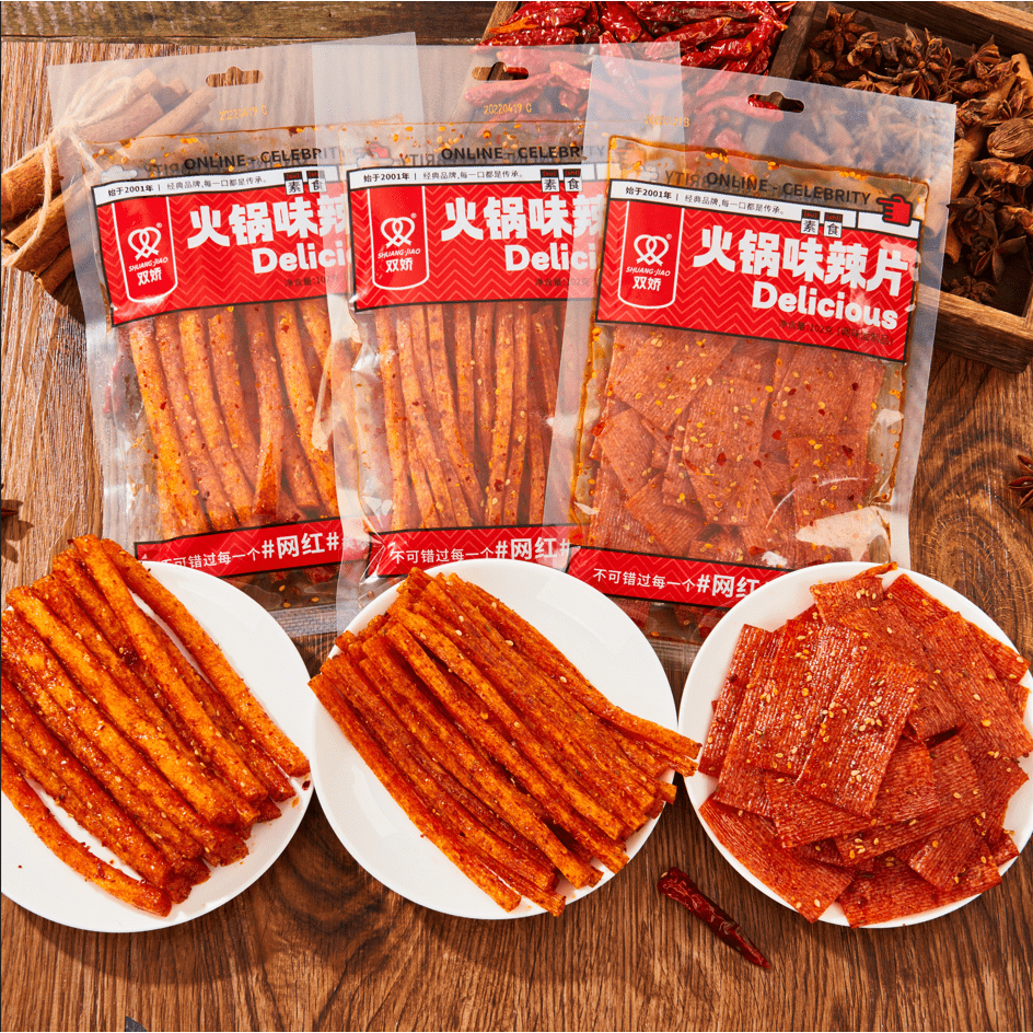 

(Halal) Latiao Original Premium Makanan Snack China Cemilan Wulama Siap Makan Lezat Shung Jiao Viral pedas enak vegetarian