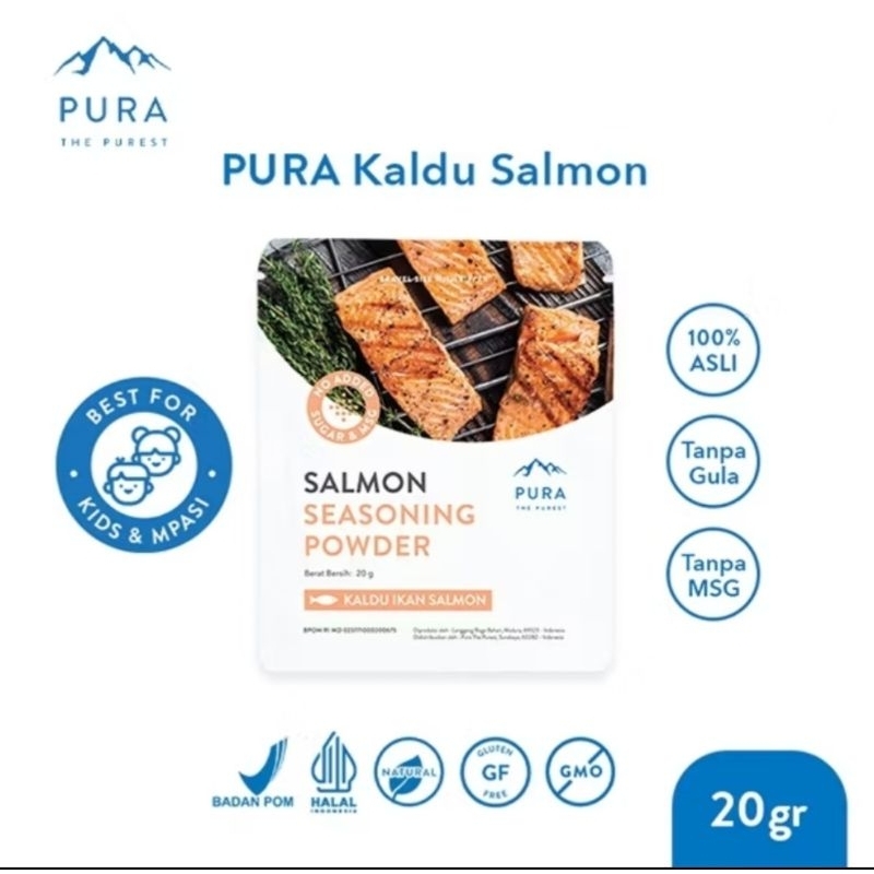 

Mini Size Salmon Seasoning Powder - Pura Kaldu Salmon