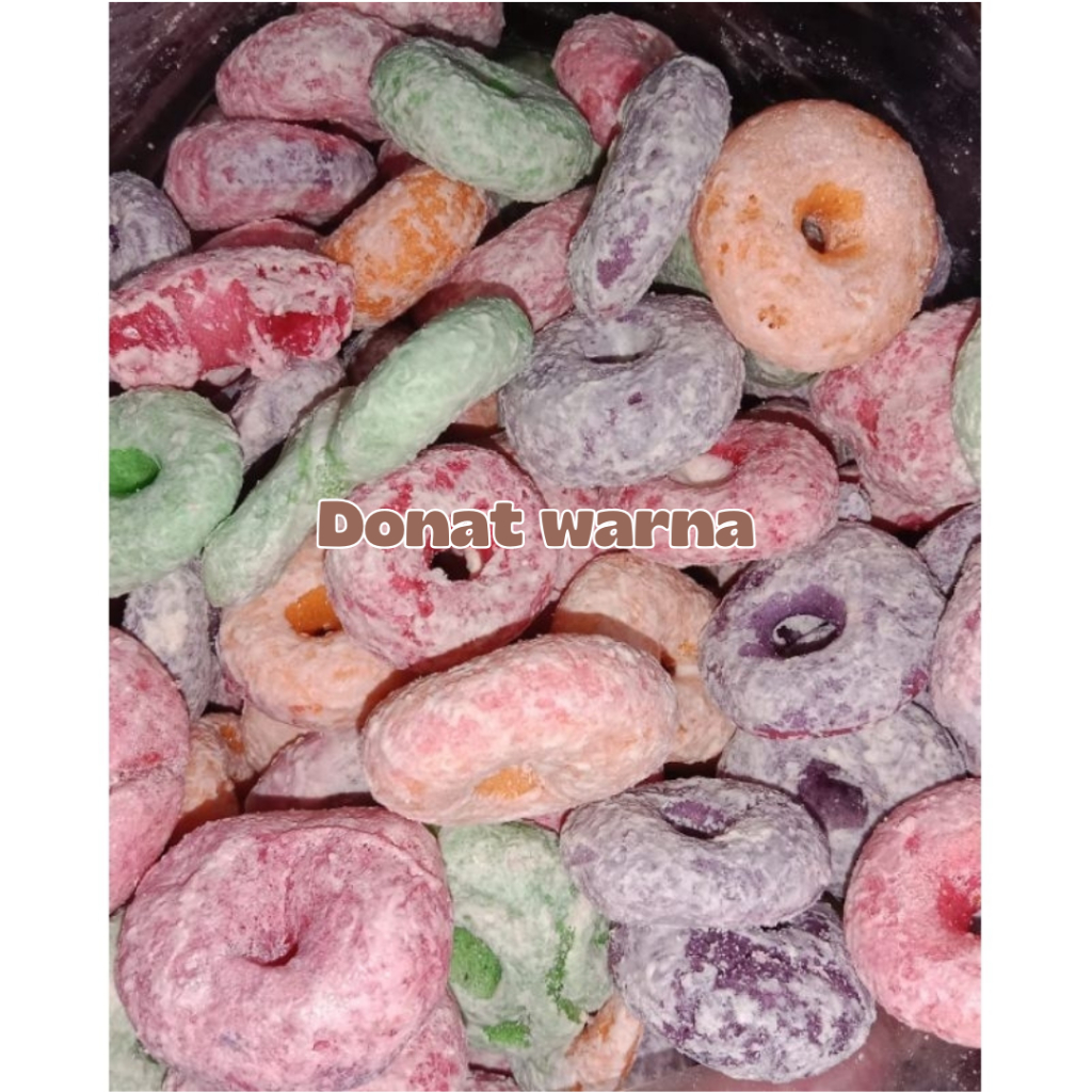 

READY PROMO donat mini kering jajan donat kering donat gula kering