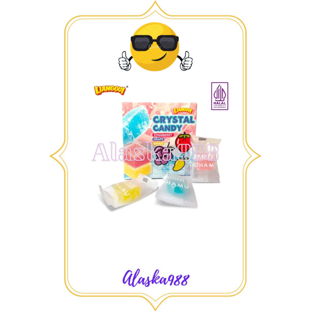 

Lianggui Crystal Candy - Permen Jelly Buah - Permen Lilin
