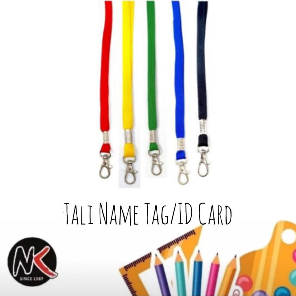 

Tali ID Card/Tali Lanyard 1 cm / Tali Name Tag Kait/Jepit