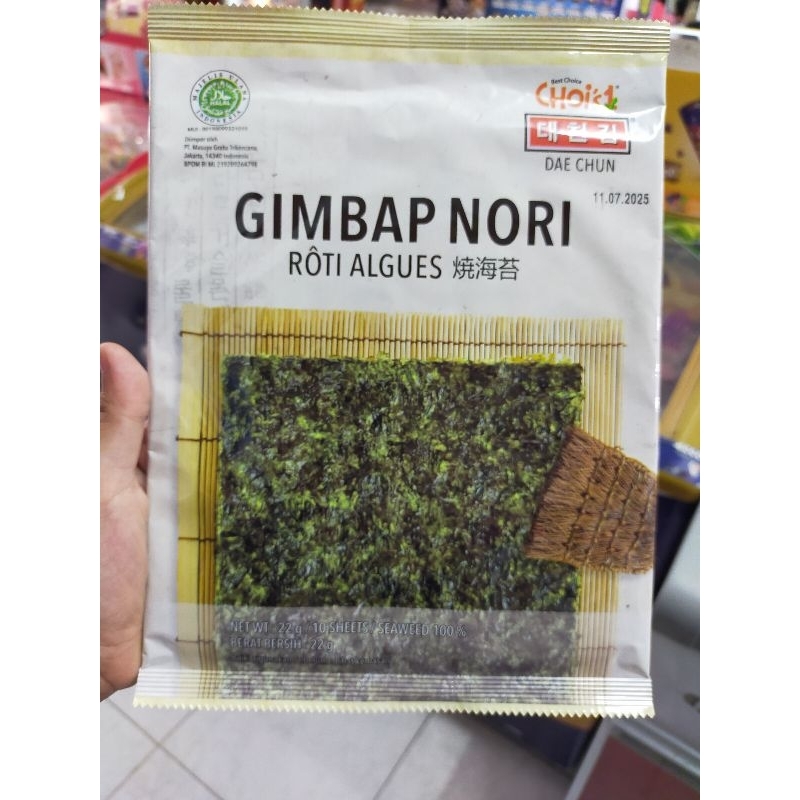 

GIMBAP NORI 10 LEMBAR