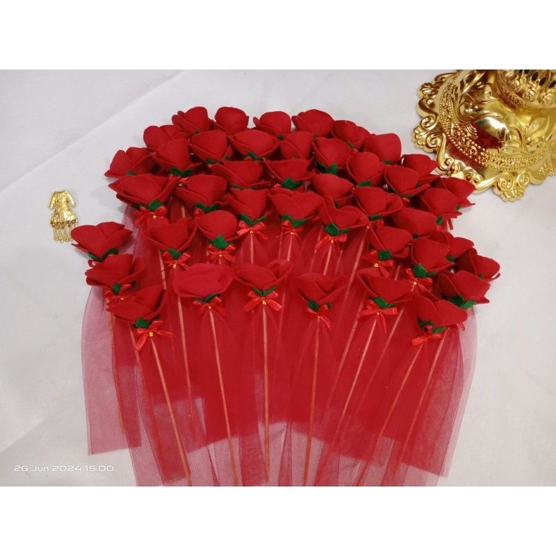 BUNGA TELUR AQIQAH, BUNGA TELUR PENGANTIN merah, Akikah/Khatam/Maulid/Pernikahan/Khitanan/Tahun Baru