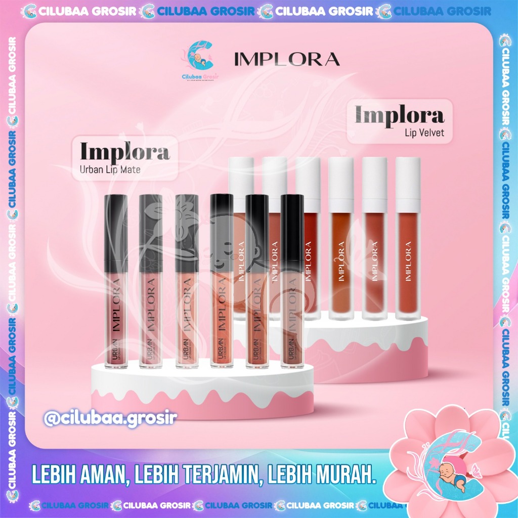 IMPLORA Urban Matte Lip Cream Velvet || Implora Lip Cream Lipstick Urban Velvet