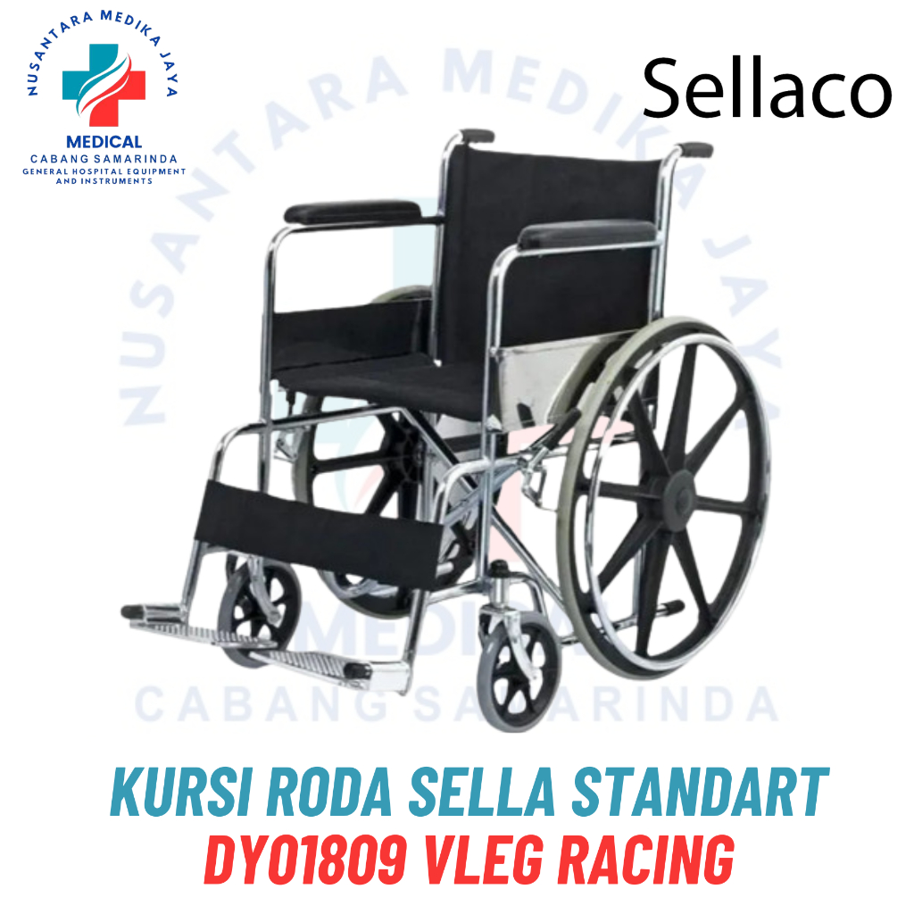 Kursi Roda Medis Standart Sellaco DY01809 - Vleg Racing