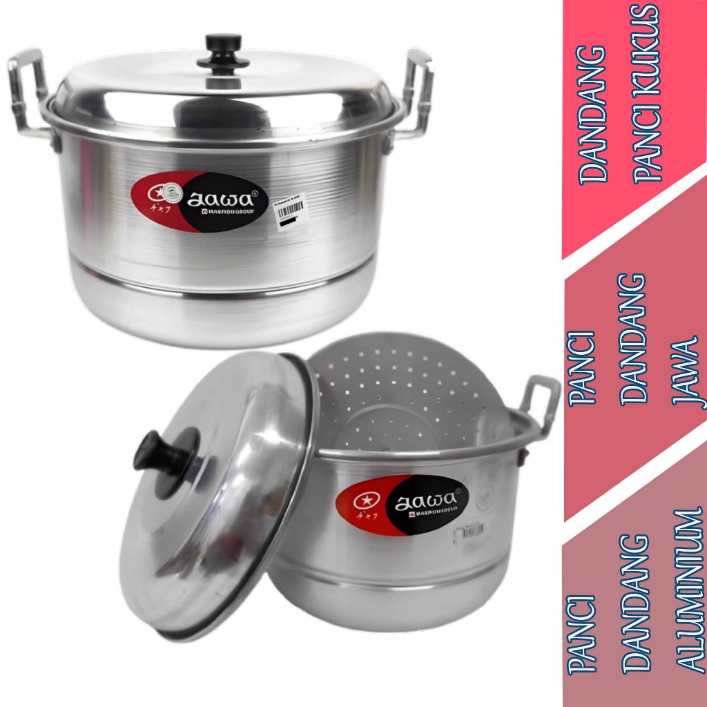 Panci Kukus Aluminium - Panci Dandang Jawa - Dandang Panci Kukus
