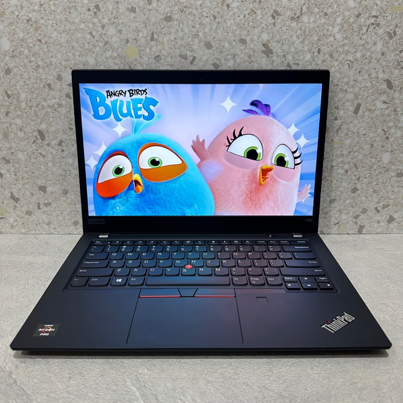 Laptop 14" Lenovo Thinkpad T490 T495 Ryzen 7 Pro AMD Radeon Vega 10 SSD 1TB - Second Bergaransi