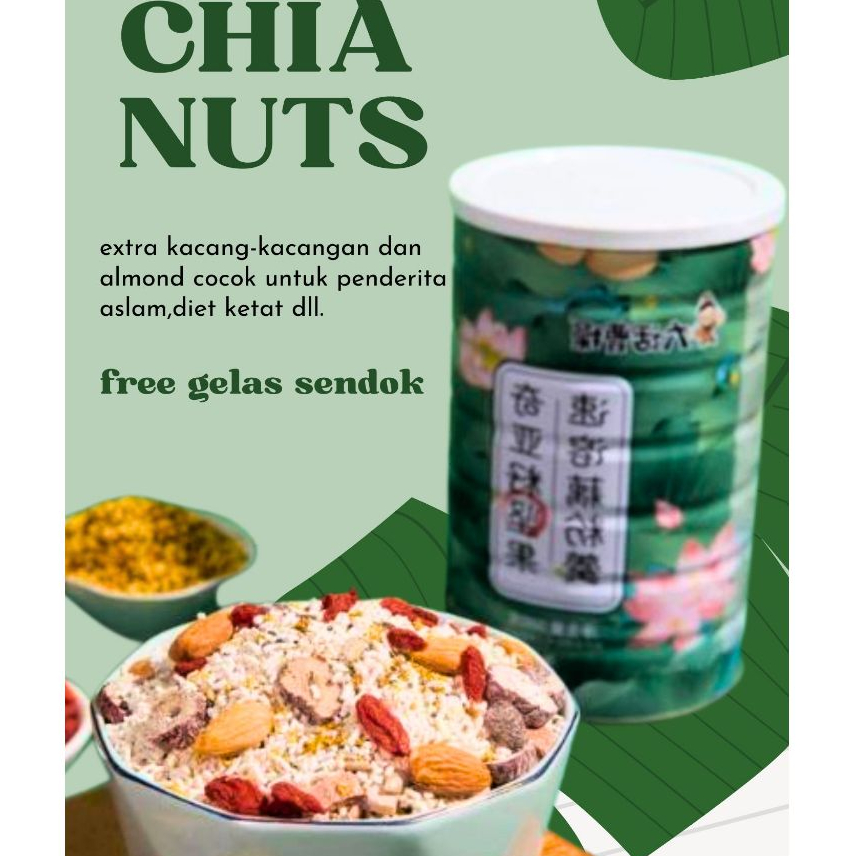 

READY Ou Fen Lotus Root Powder bubuk akar teratai CHIA NUTS HALAL