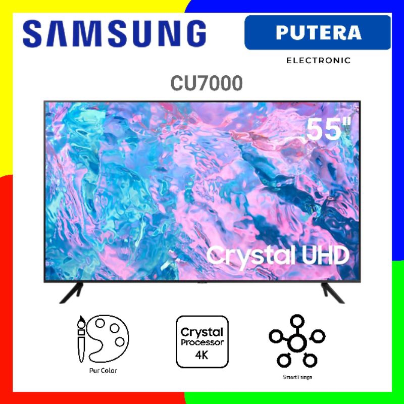 SAMSUNG 55CU7000 / AU55CU7000 55 INCH 4K SMART TV 2023 SERIES