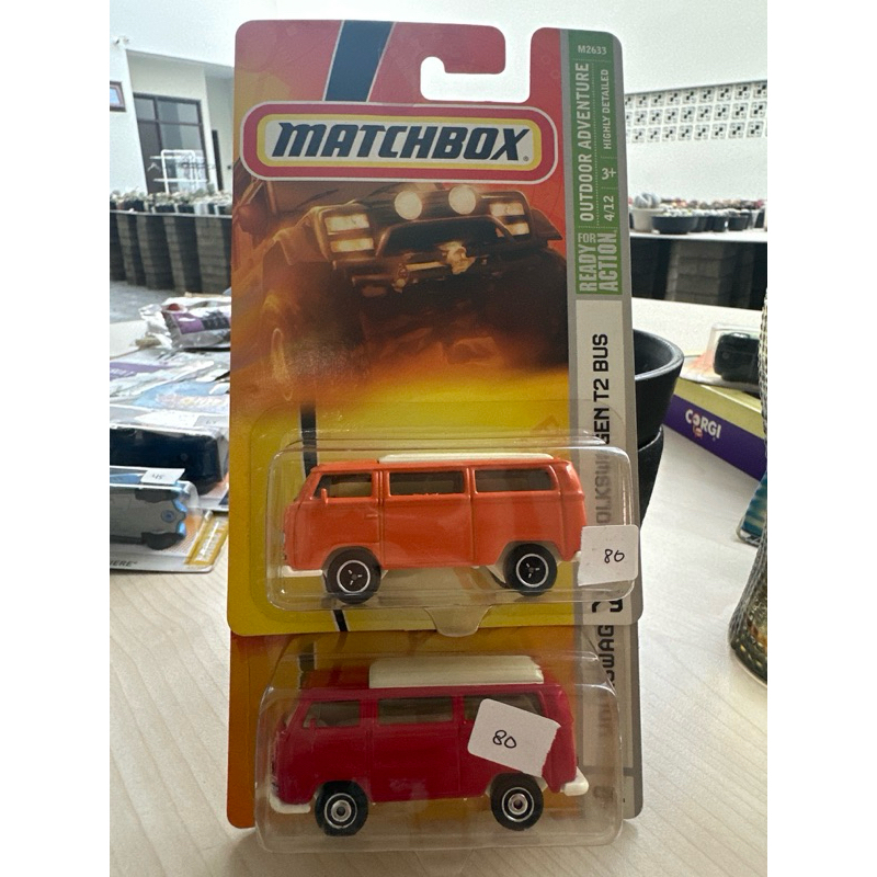 2 Matchbox Volkswagen t2 bus