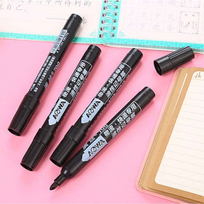 

Spidol Permanent Marker Permanen Hitam Merah Biru Tinta Refilable | HARGA TERMURAH