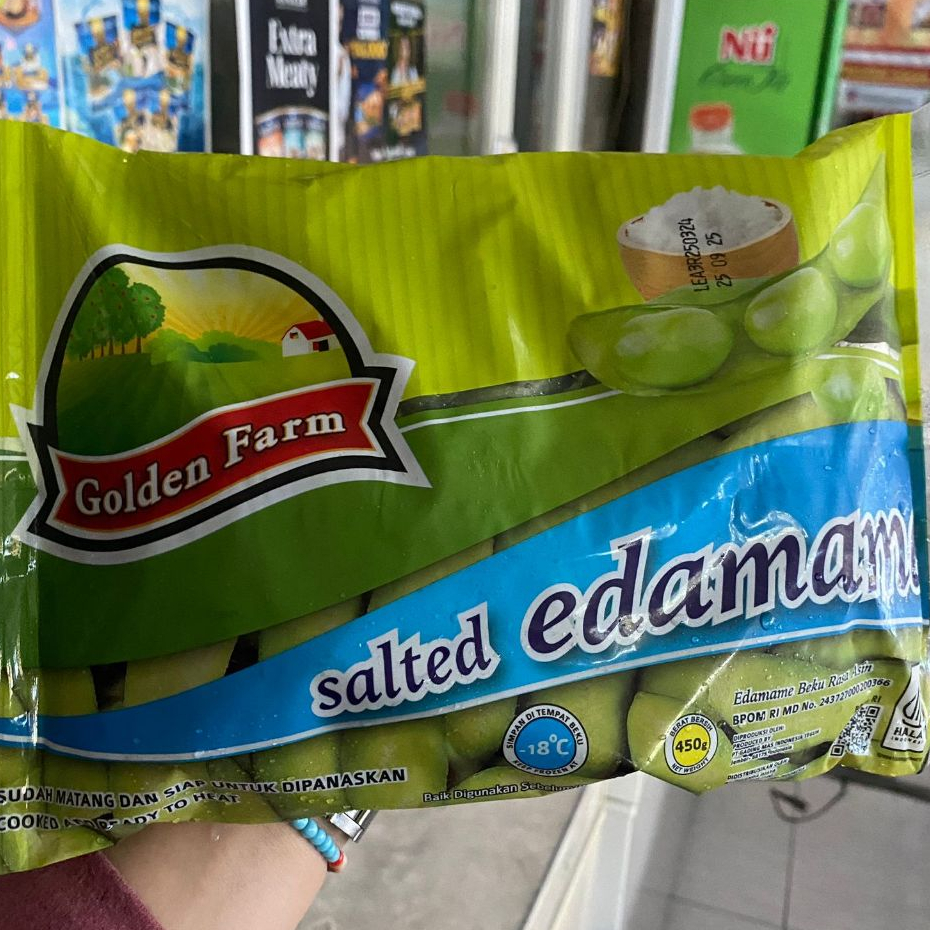 

Golden Farm Edamame Salted / Asin 450 Gram