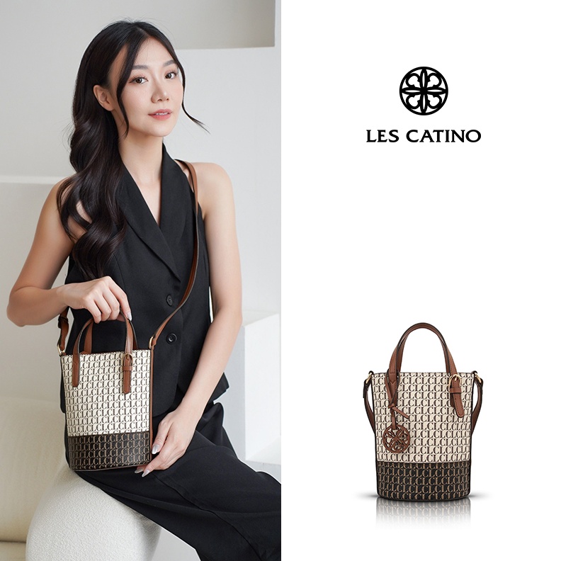 KODE O59V Tas Selempang Les Catino Monarda Alphbt Bucket Mgrm