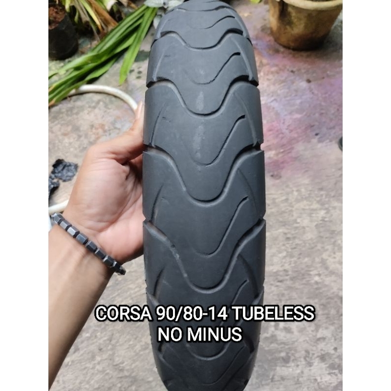 Ban 90/80-14 Copotan Merk CORSA TUBELESS no minus