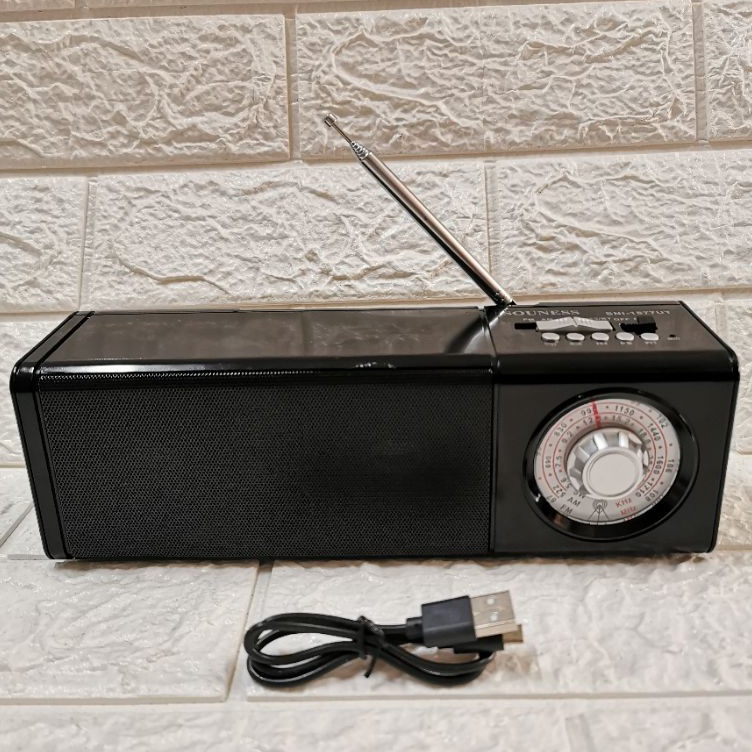 KODE C7L RADIO SPEAKER SOUNESS SNI 1577 UT 1577UT AM FM SW 3 BAND RADIO USB TF CARD SUPPORT MP3 FORM