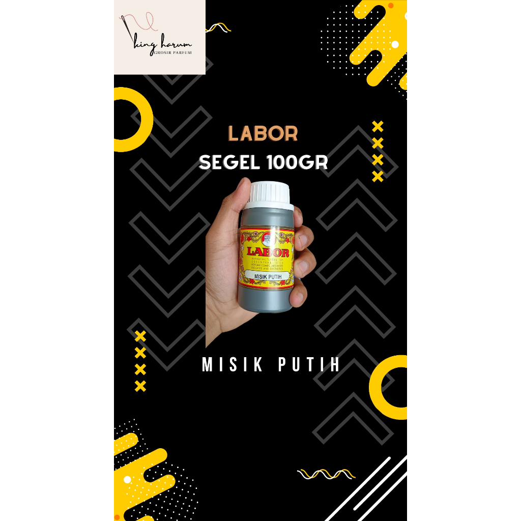 MISIK PUTIH LABOR MURNI SEGEL 100GRAM