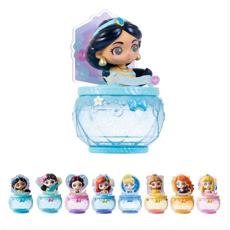 Miniso Blind Box Disney Princess Jewelry Box Princess Merida Jewelry Box Transparan