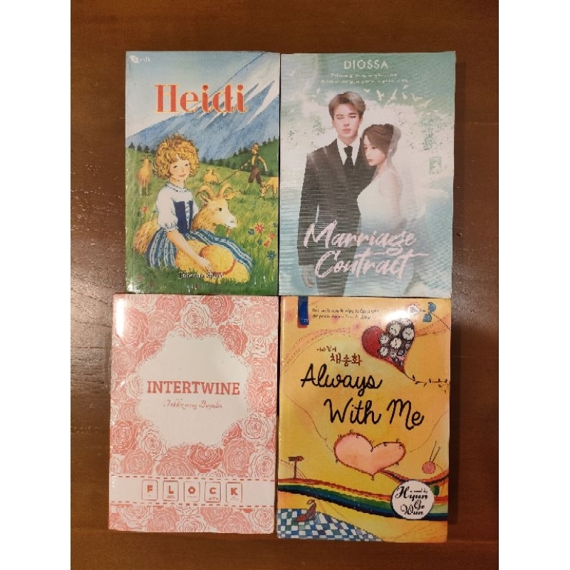 Novel Heidi (Johanna Spyri) / Marriage Contract (Diossa) / Intertwine (Flock) / Always with Me (Hyun