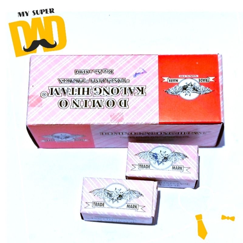 KARTU GAPLE/DOMINO KALONG / PANCA LIMA  PERMAINAN ( satu pcs )