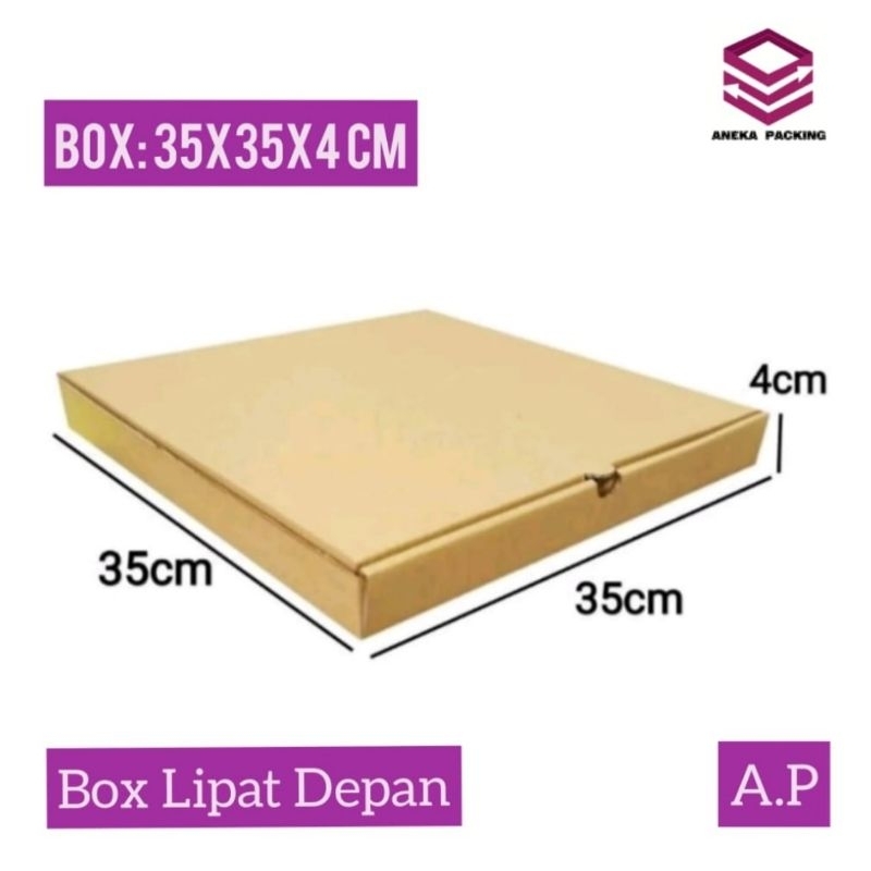 

Box 35x35x4 cm/kardus/boxpizza/hampers/packing/boxonlineshop