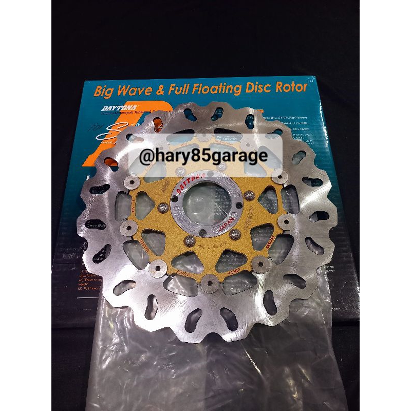 DISC ROTOR CAKRAM DEPAN DAYTONA YAMAHA JUPITER FIZR VELG STDART 298MM FLOATING ORIGINAL