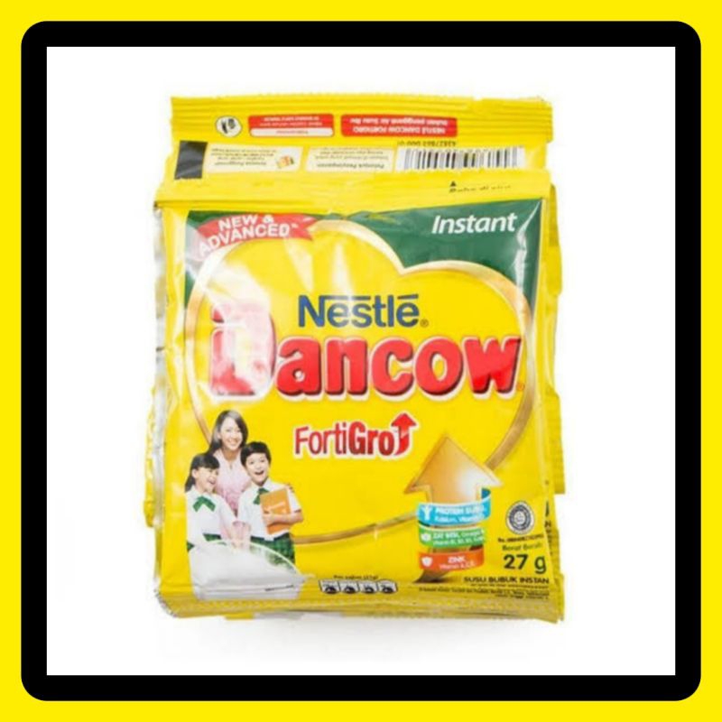 

susu bubuk dancow fortigrow 1 sachet 26 gram