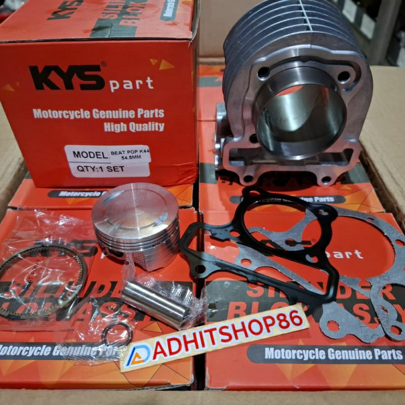 BLOK SEHER BEAT SCOOPY  INJEKSI 54,5 MM CYLINDER BLOCK 54,5 BEAT FI INJEKSI STATER HALUS