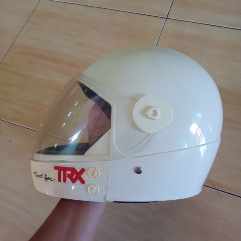 helm jadul cakil TRX astronot Dual type kondisi seger