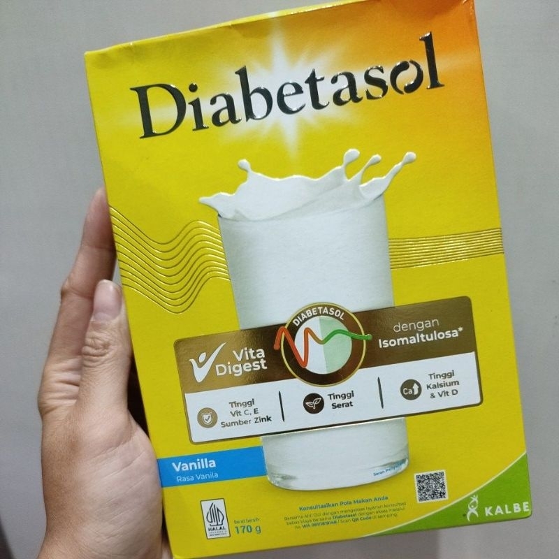 

Diabetasol 170 gram Susu Diabetes VANILA