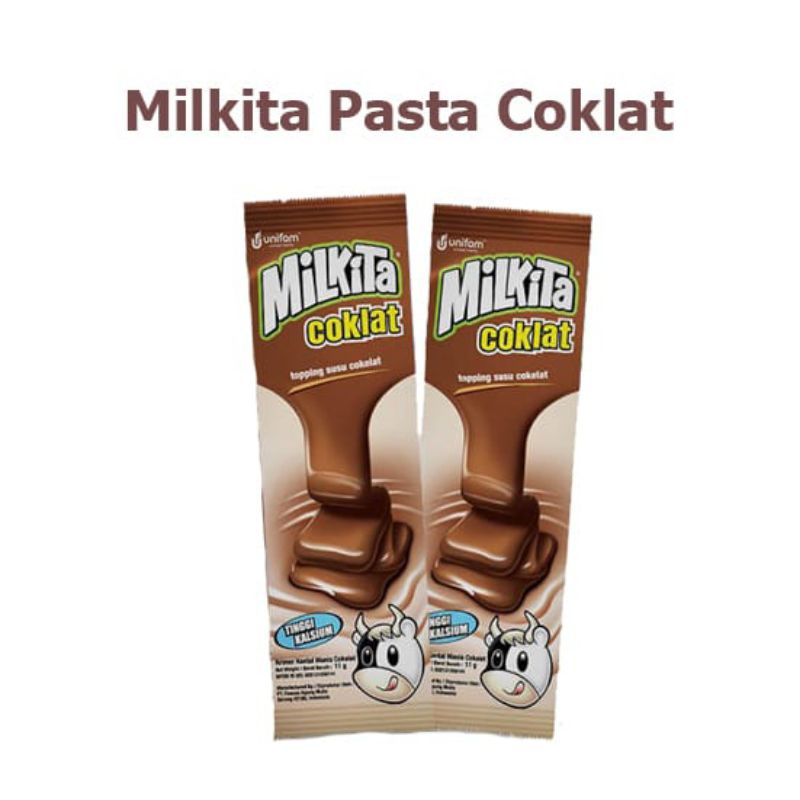 

Milkita Pasta (nyot) Coklat 1pak isi 36 Pcs 11gr