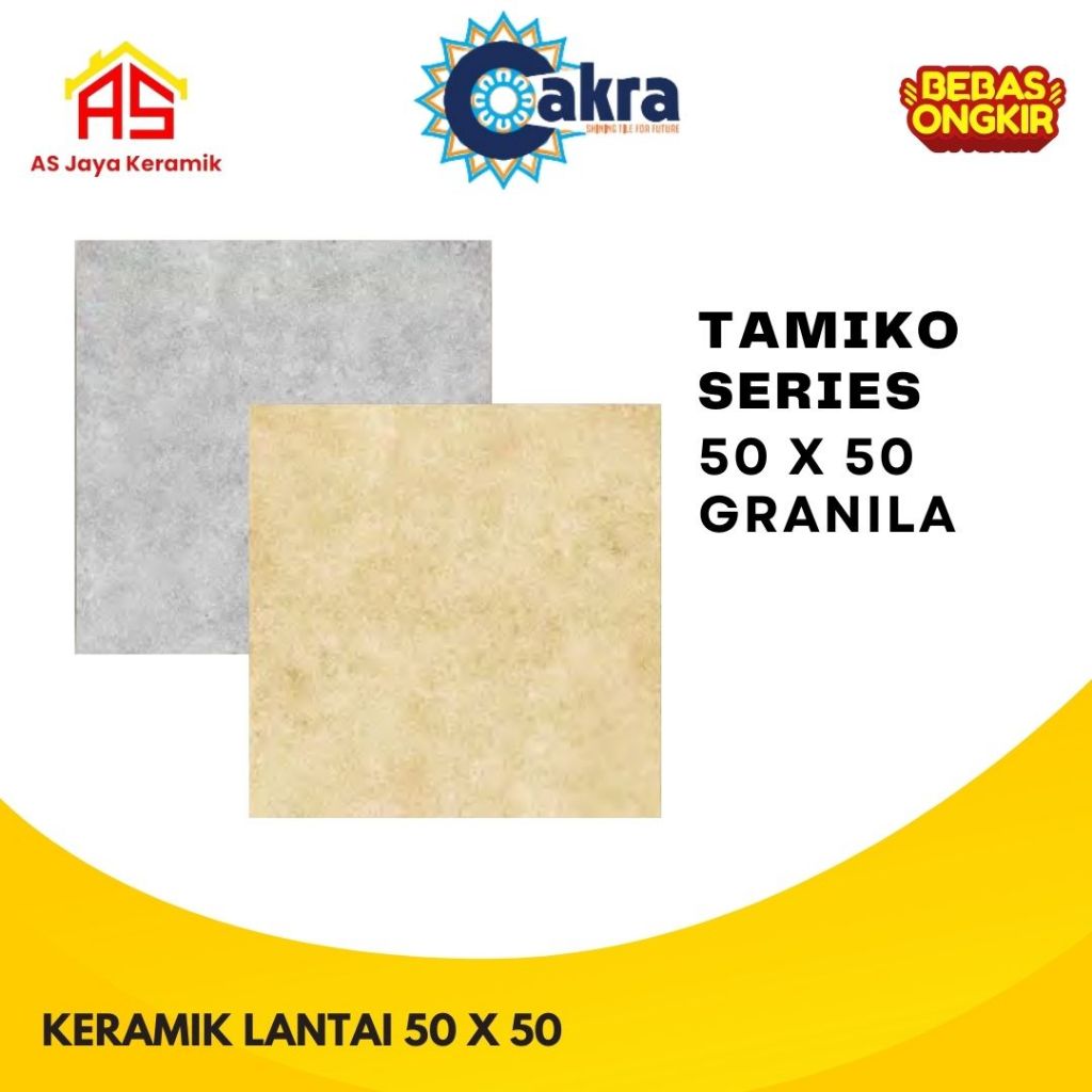 Keramik Lantai I Lantai Granit I 50 x 50 Tamiko I Cakra