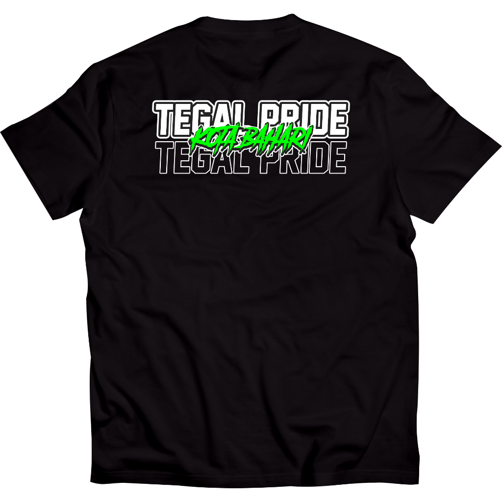 Kaos Tegal Pride Tshirt Tegal Kota Bahari  Printing DTF Premium 100% Cotton combed