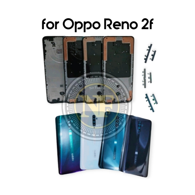 Backdoor + Tulang Tengah Oppo Reno 2F | Housing / Casing Reno 2F