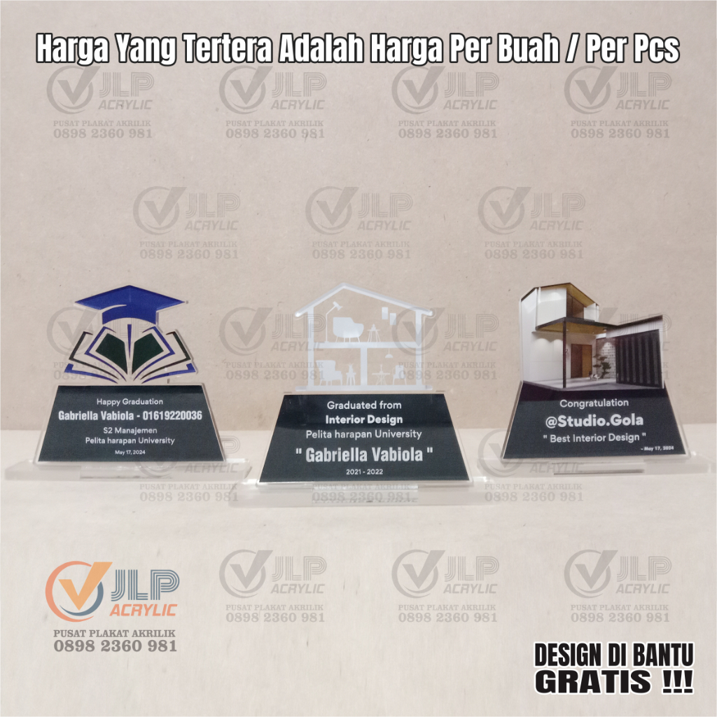 Piala Arsitek, Tropi Arsitek, Tropy Arsitek, Trophy Arsitek, Plakat Arsitek, Vandel Arsitek, Penghar