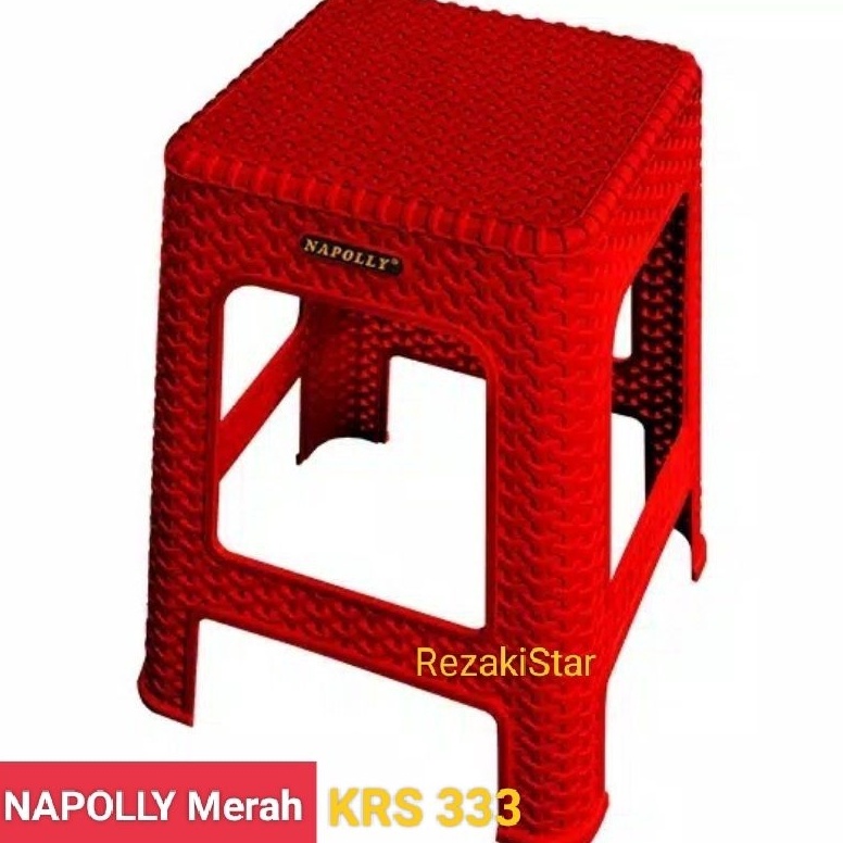 KODE D28R COD Promo KURSI BAKSO NAPOLLY KRS 333 ANYAM ROTAN PLASTIK Bangku ORI ASLI 1 Hijau Biru Mud