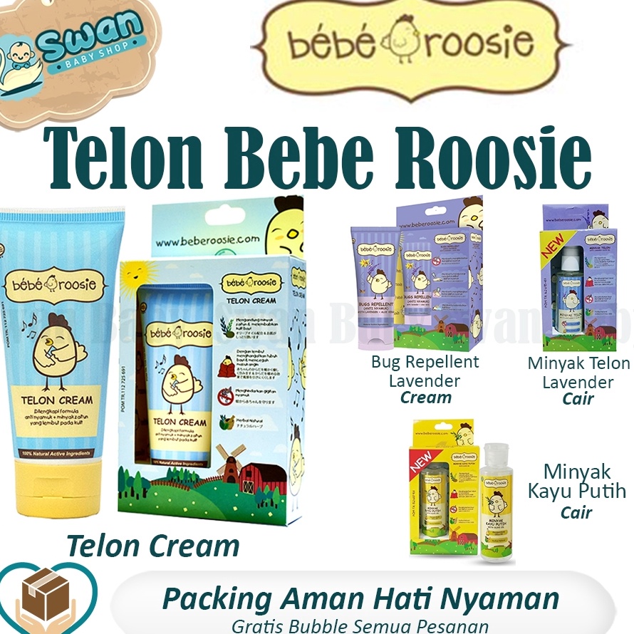 

HJ6 Bebe Roosie Telon TELON CREAM BEBE ROOSIE Telon Bebe Rosie BUG REPELLENT