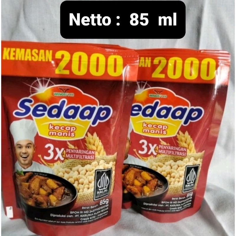 

KECAP SEDAP POUCH 85 ML