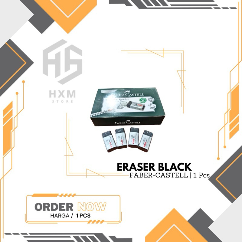 

Eraser / Penghapus FABER CASTELL Black [1 Pcs]