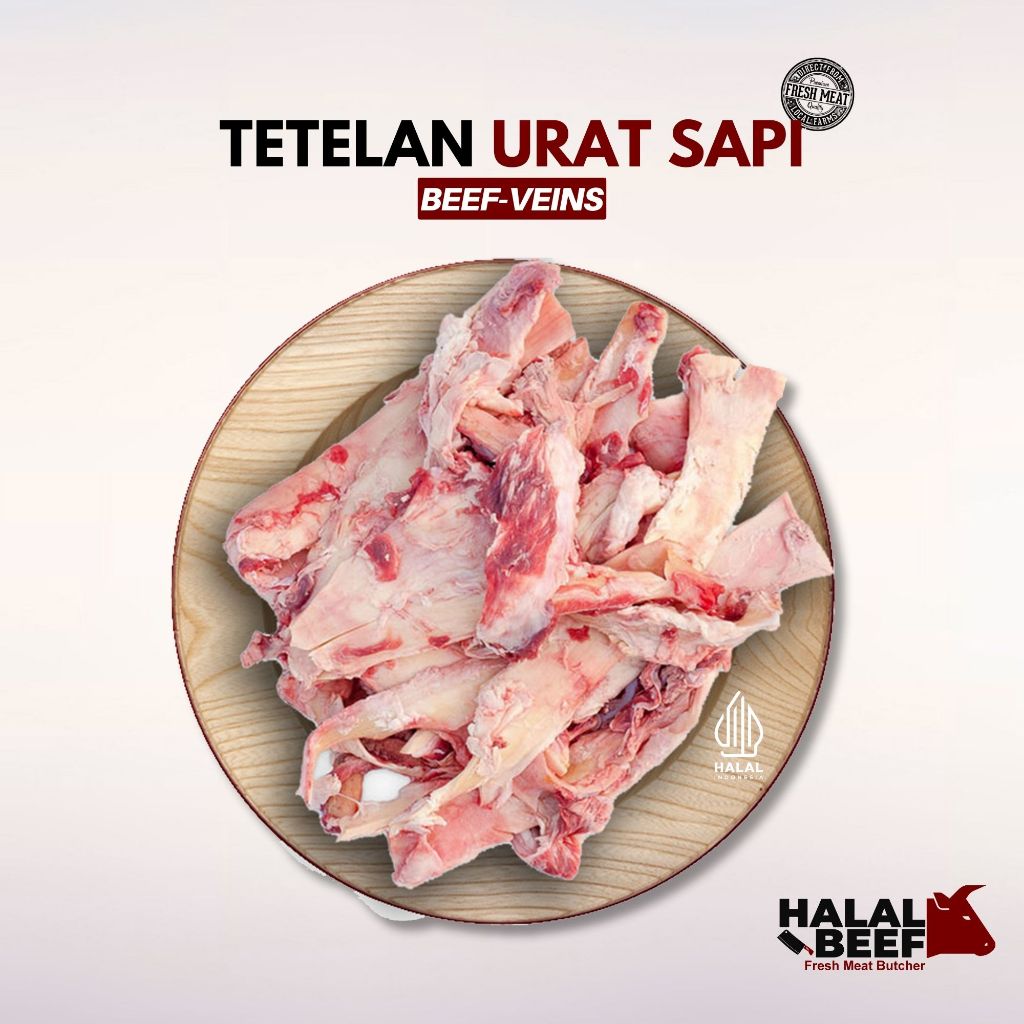 

Tetelan Urat Sapi Segar & Halal - Beef Veins