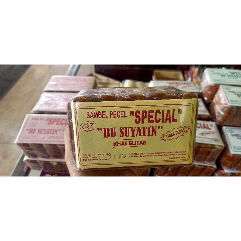 

GROSIR SAMBEL PECEL SPECIAL BU SUYATIN KHAS BLITAR 7GR KIRIM EXP TERBARU